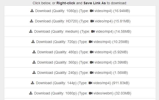 下载YouTube1080p视频