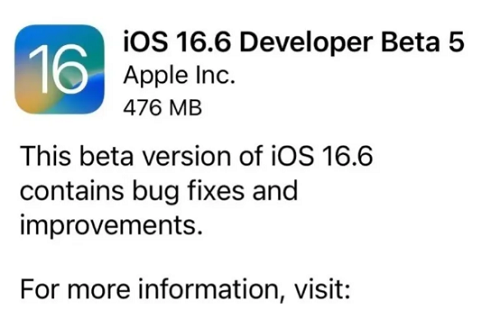 iOS 16.6 Beta 5