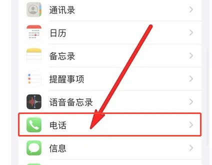 iPhone电话